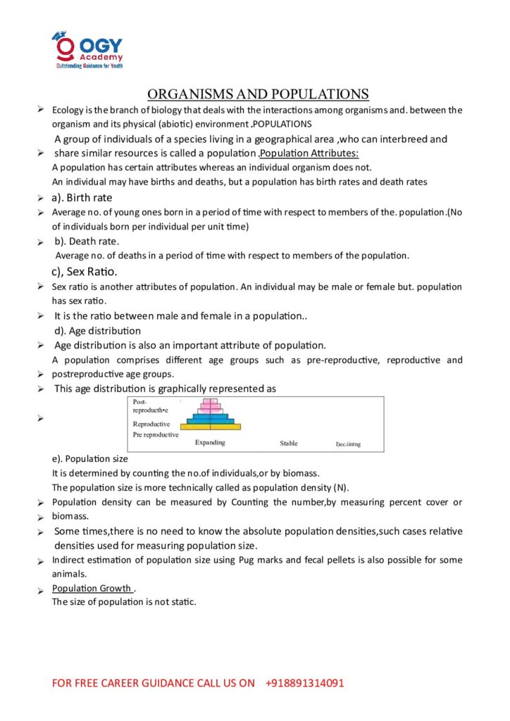 thumbnail of CHAPTER 4-ORGANISMS AND POPULATIONS