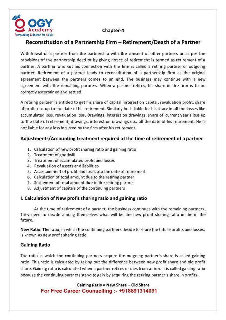 thumbnail of Ch4 Reconstitution of a partnership firm – Retirement and Death_Copy