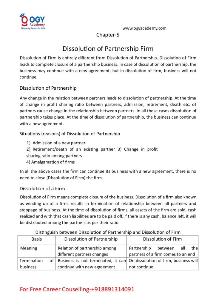 thumbnail of Ch5 Dissolution of Partnership F