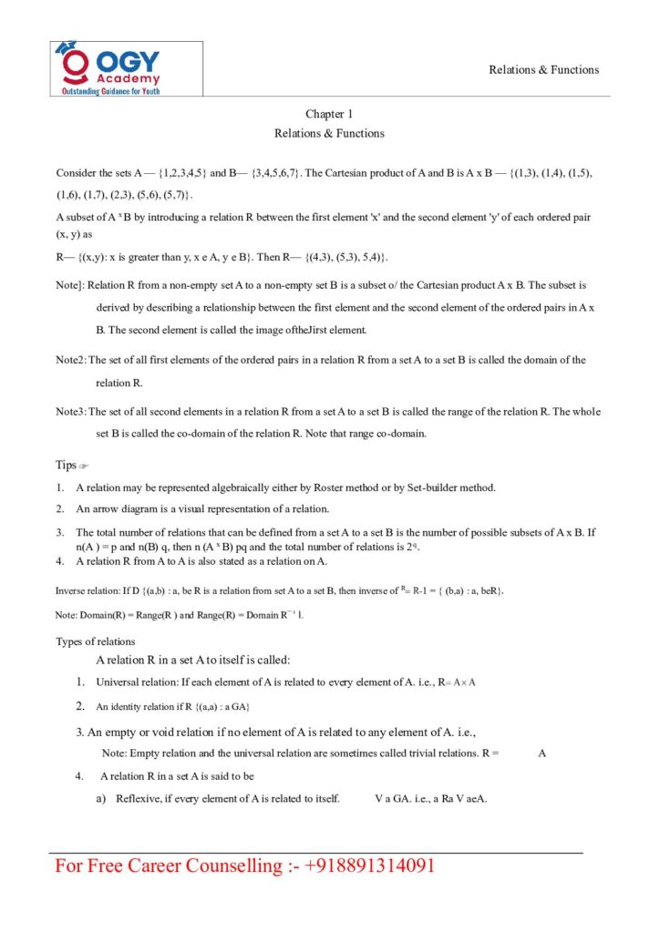 thumbnail of Chapter 1_Relations_Functions_XI 5456454564