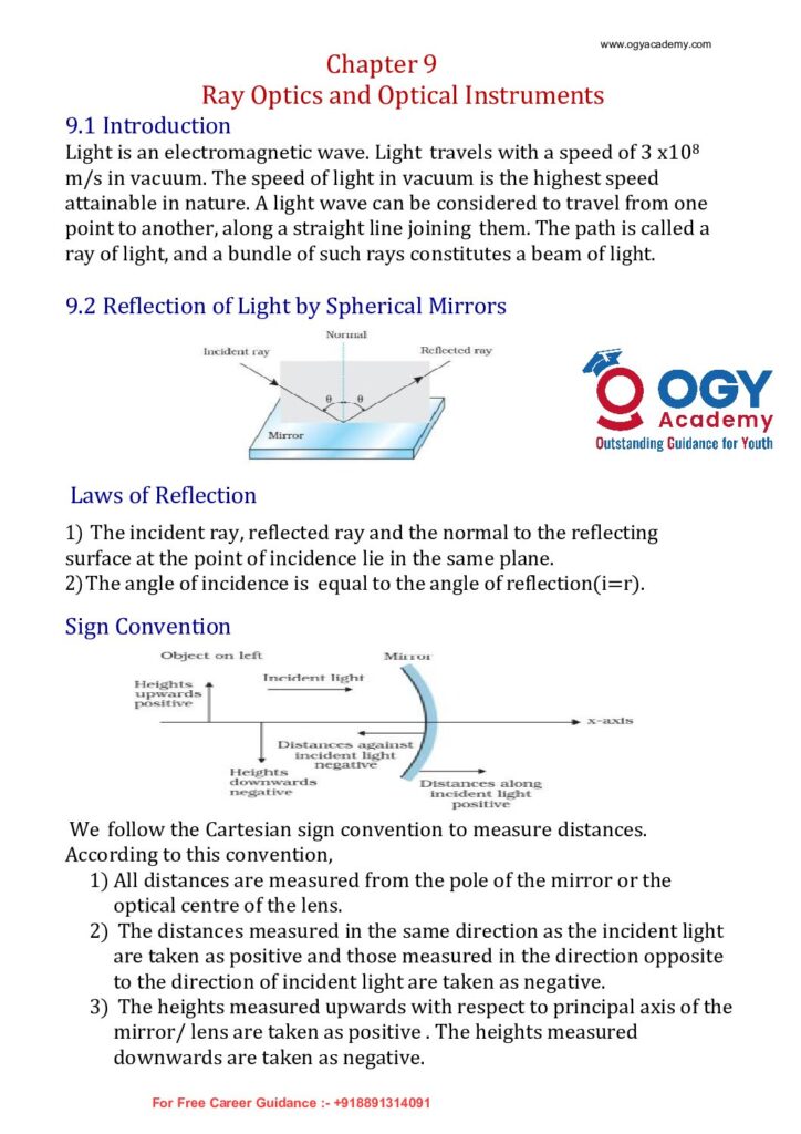thumbnail of Chapter9_Ray Optics & Optical Instruments_Physics_Copy