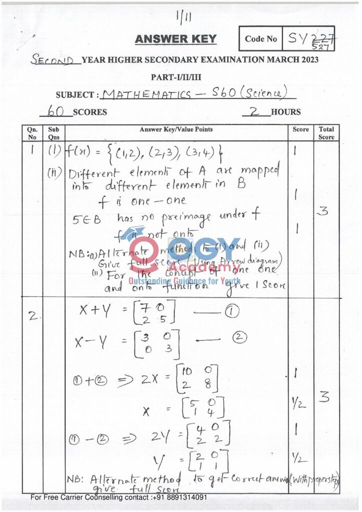 thumbnail of Hsslive-march-2023-key-SY 527 Mathematics SC60